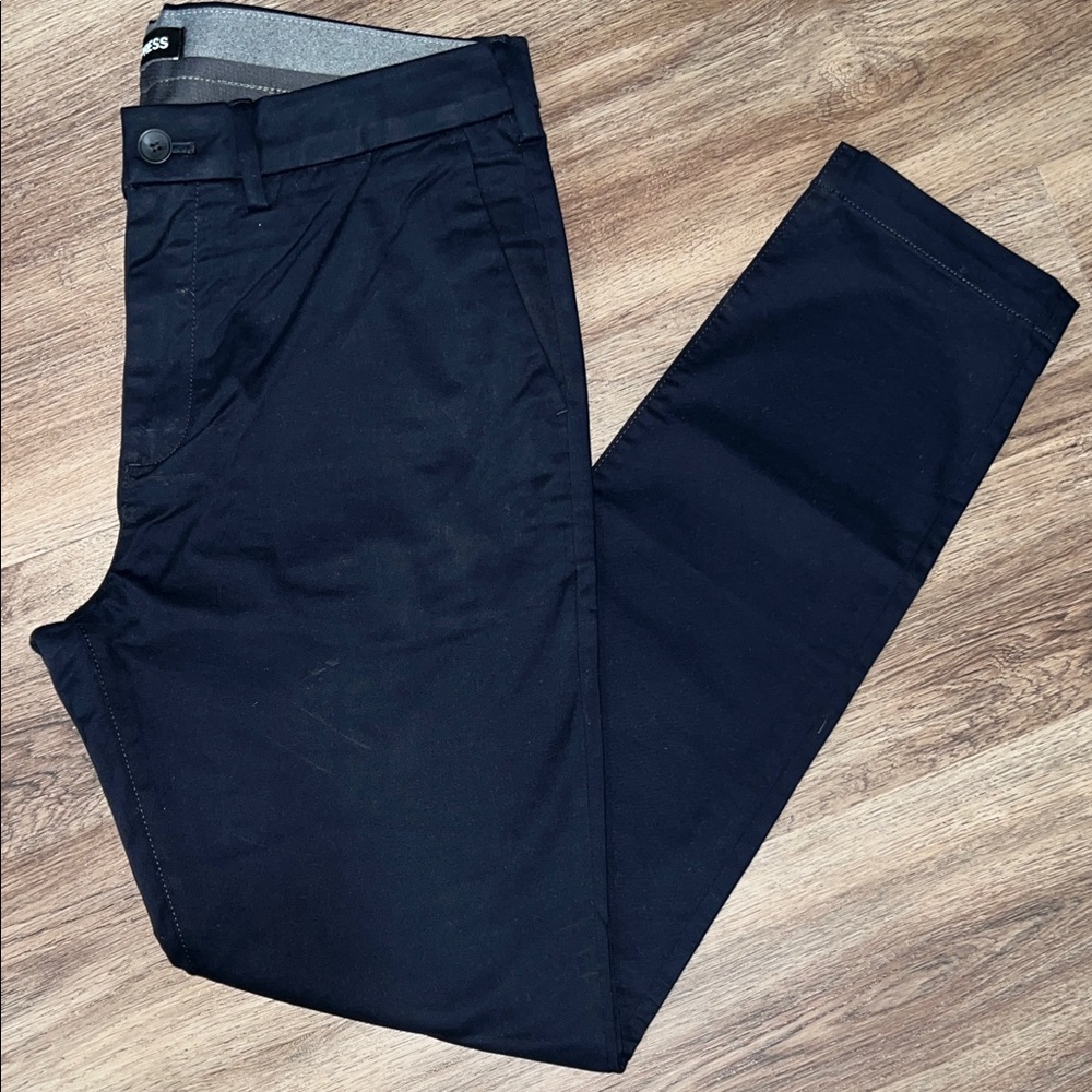 Express Men's Dark Navy Chinos